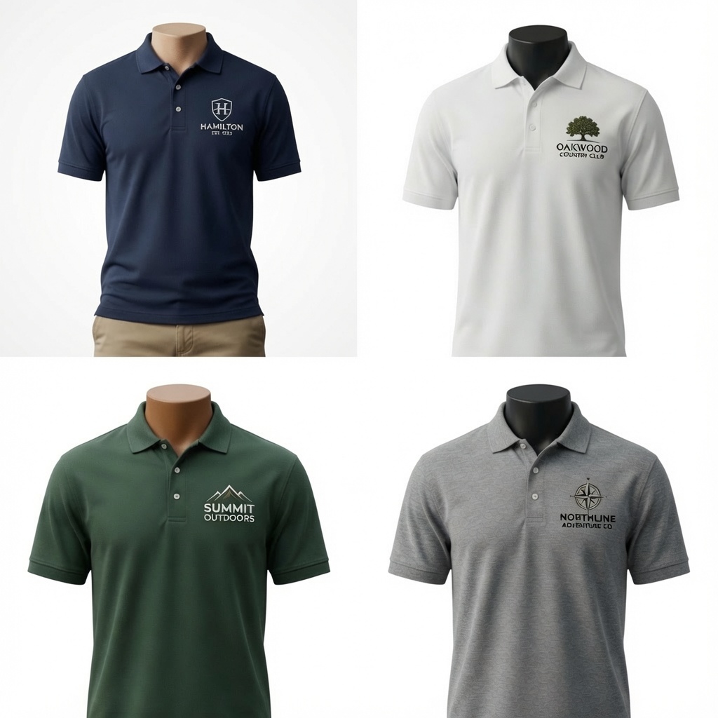 Embroidered Polo Shirt