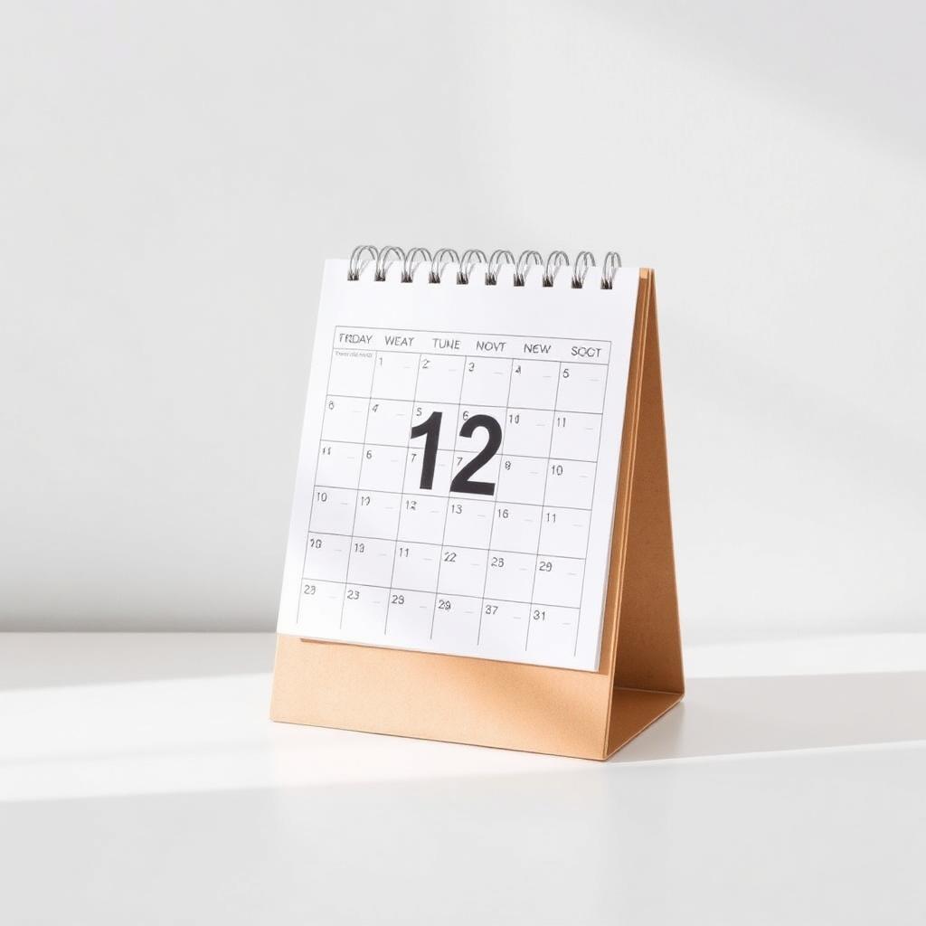 Easel Tear-Off Desk Calendar