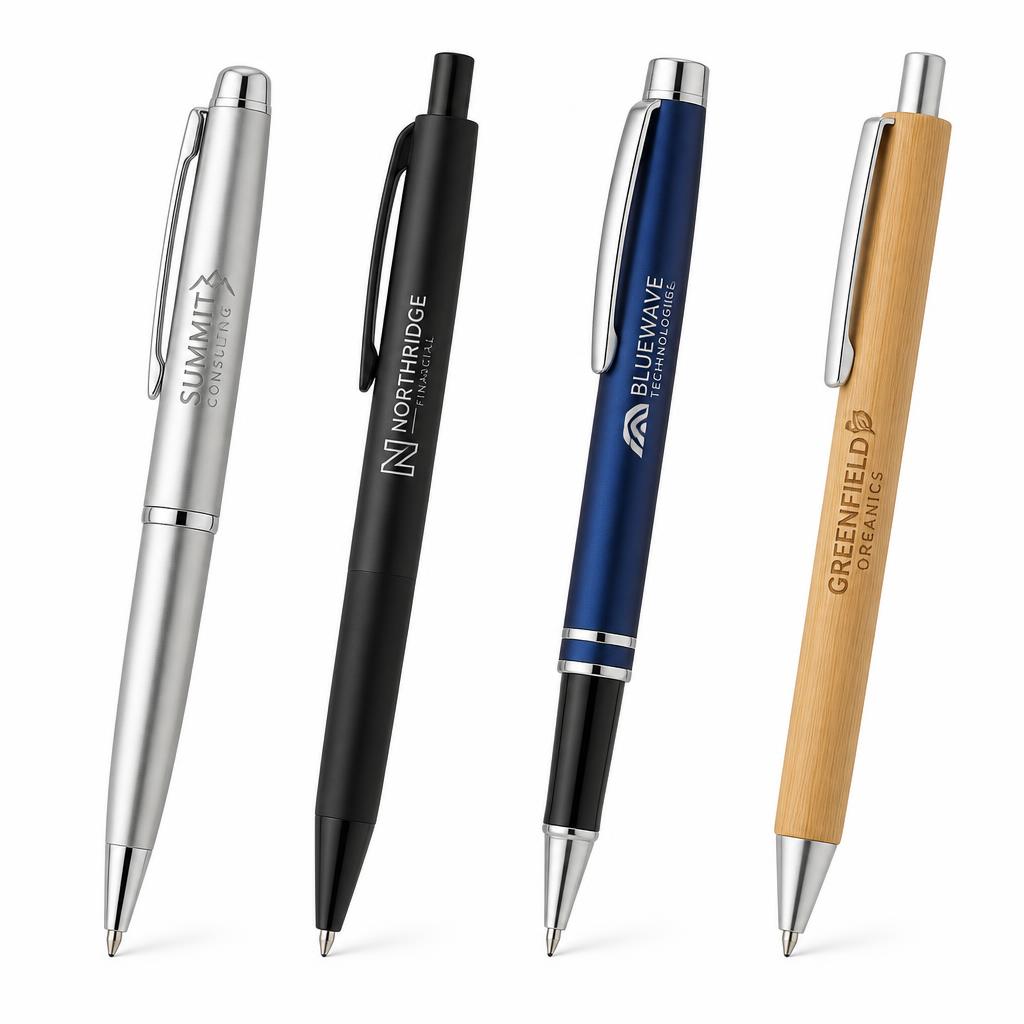 Custom Pens sample with custom logo